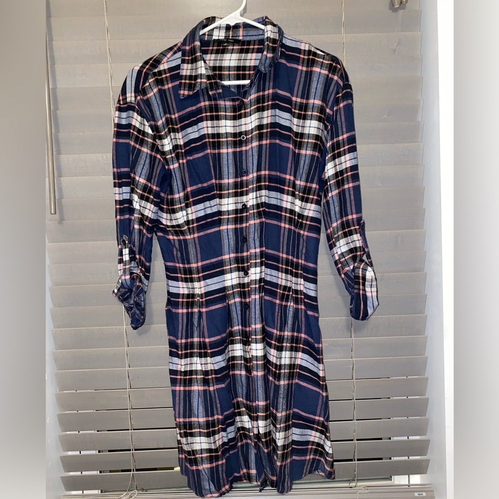 Love Tree Plaid Dress